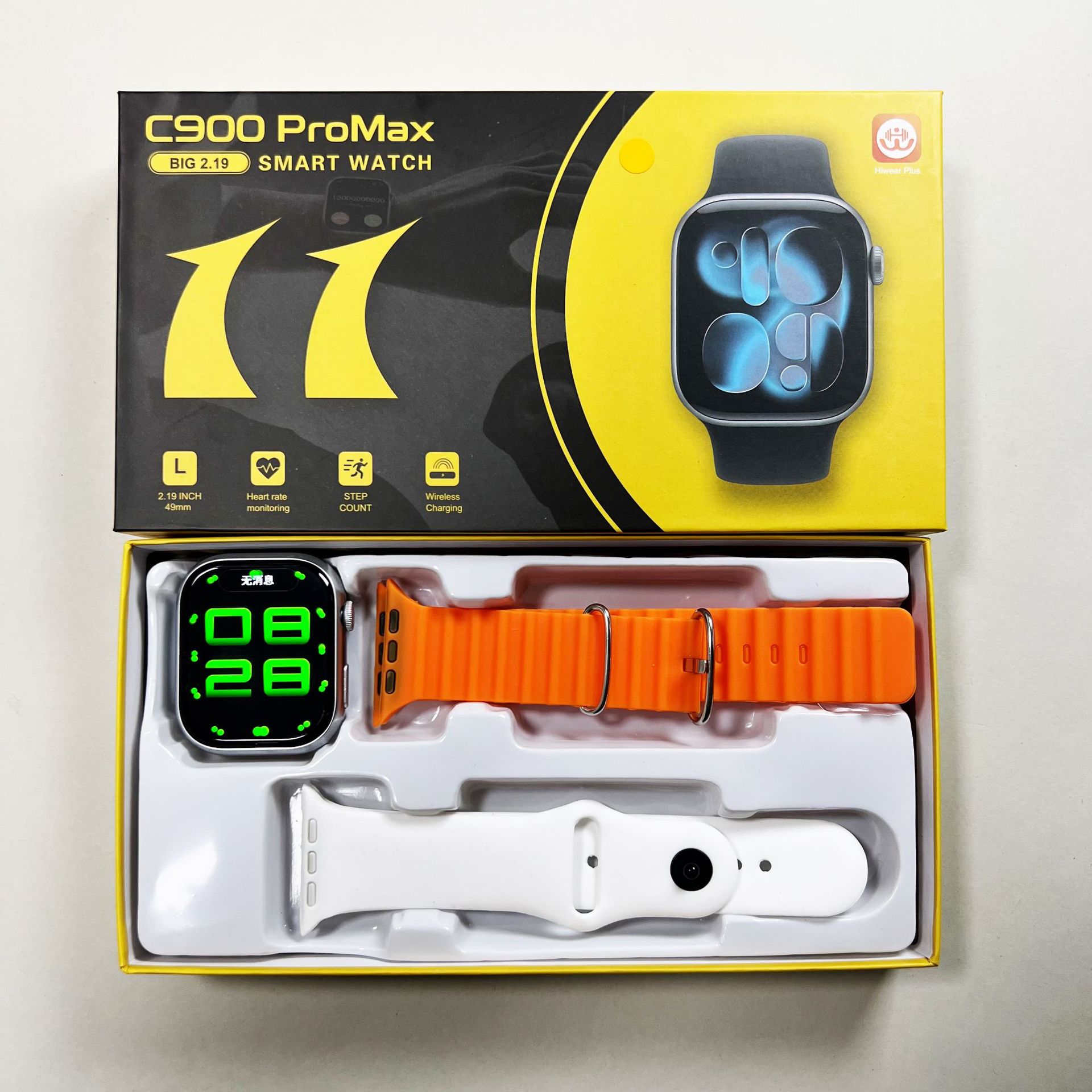 Huaqiangbei S11Pormax Smart Watch with Large Screen, Bluetooth Calling, Step Counting, Heart Rate Monitoring, Cross-Border S11 Watch for Men and Women