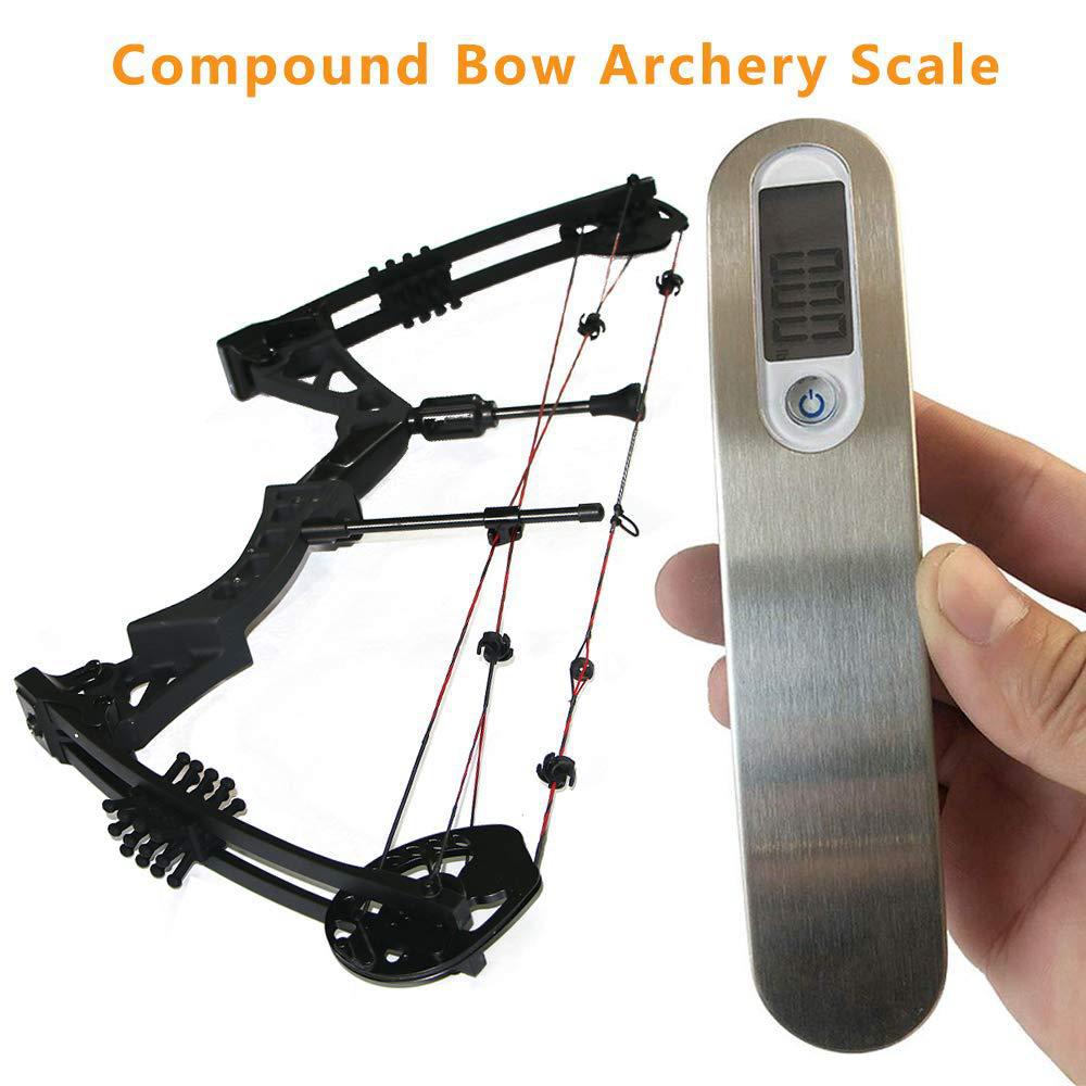 Peak Load Meter Bow and Arrow Equipment Digital Tension Meter Archery Equipment Digital Force Measuring Scale Digital Scale Luggage Portable