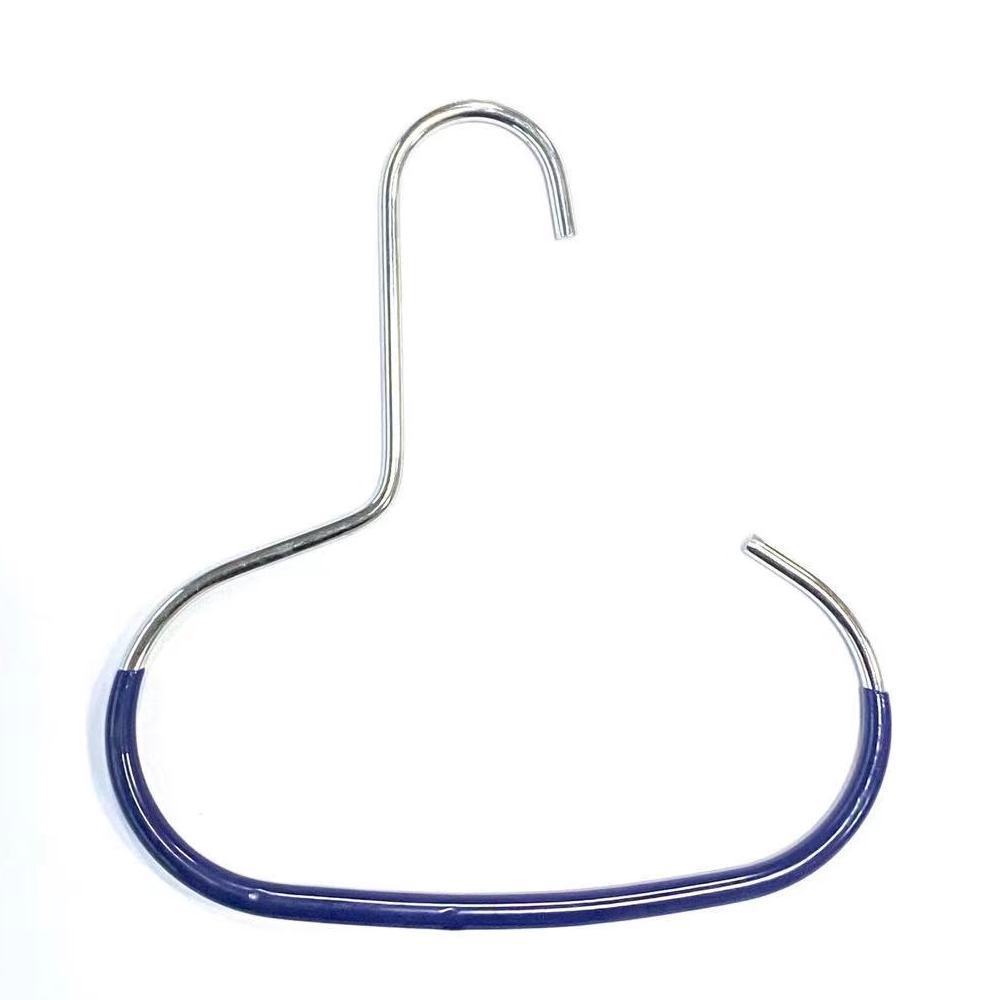 Cross-Border Plastic Dipped Non-Slip Silk Scarf Rack Multi-Functional Cap Hanger Seamless Tie Storage Rack Ring Coat Rack