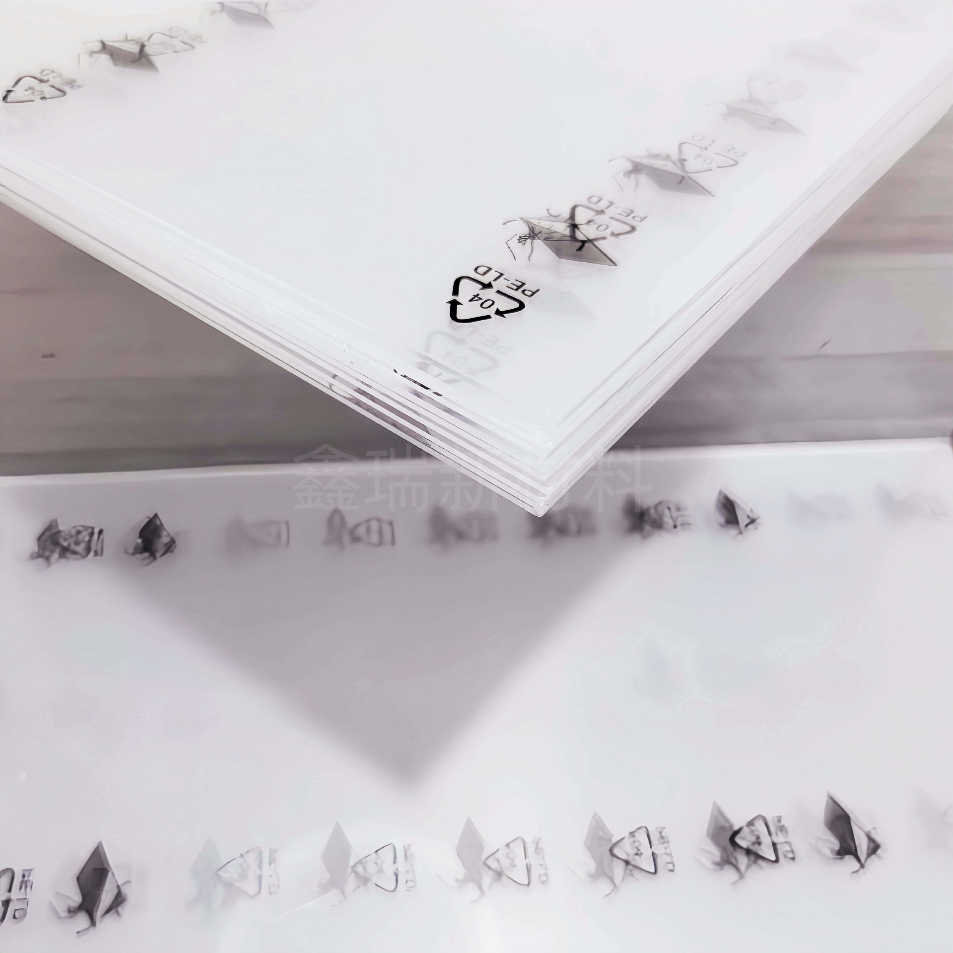 Highly Transparent Photo Frame Ps Plastic Plate Picture Frame Plexiglass Mounting Panel Triangle Logo Environmentally Friendly Film Free Cutting