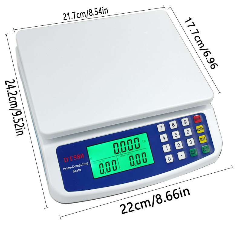 Cross-border electronic platform scale 30kg DT580 pricing scale kitchenscale baking scale household kitchen scale