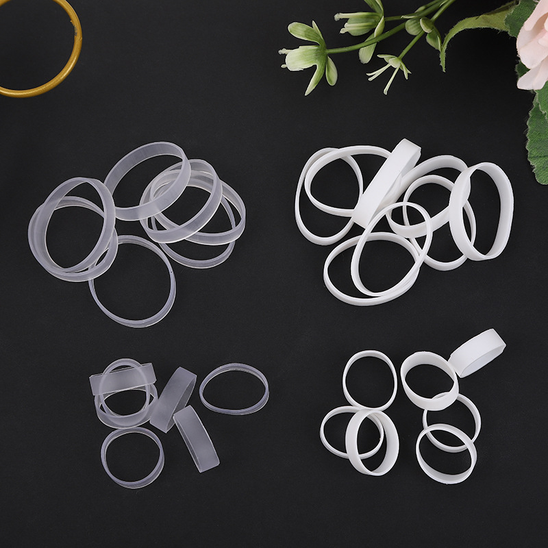 Factory direct rubber band high temperature USB leather cover silicone ring data line leather ring power cord rubber tendon cable tie