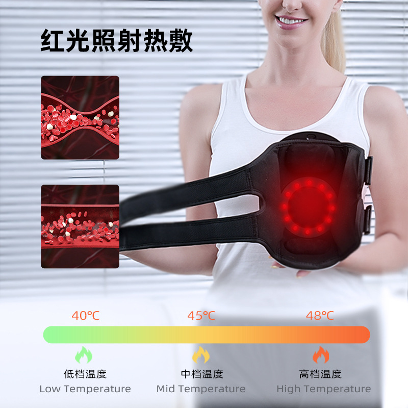 New Home Air Wave Airbag Knee Massager Knee Massager Red Light Vibration Knee Pressure Physiotherapy Instrument