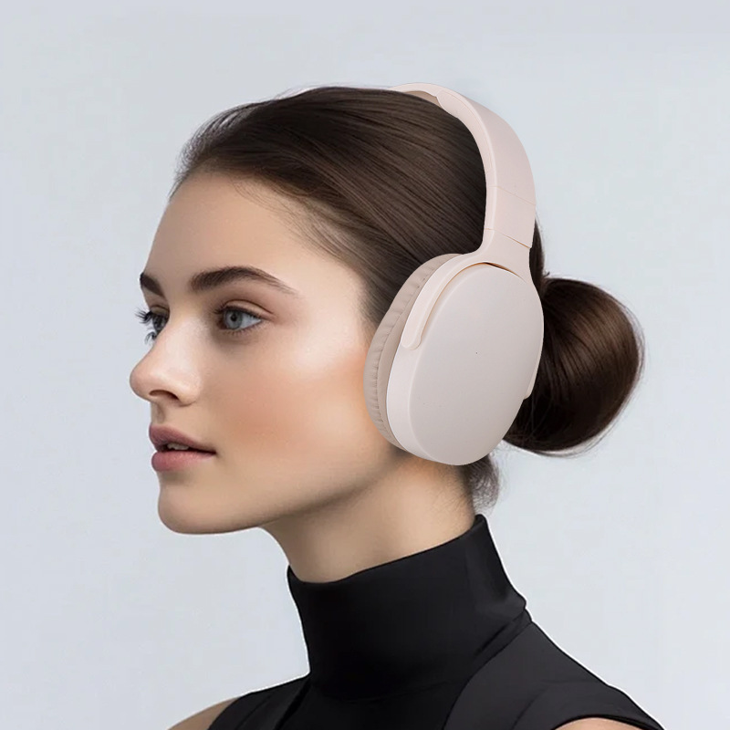 Amazon Cross-Border 2025 New Head-Mounted Bluetooth Headset Wireless Sports Noise Reduction E-Sports Game Long Battery Life Suitable