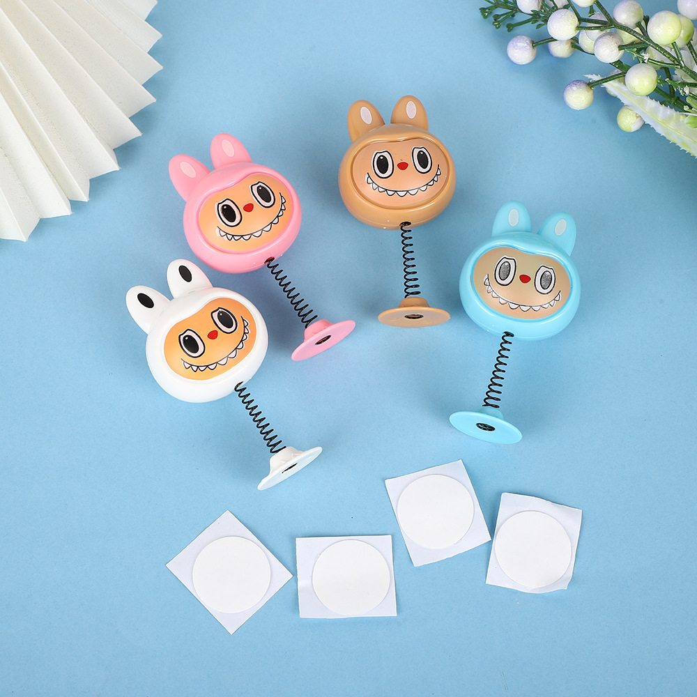 Cute Internet Celebrant Strawberry Bear Car Shake Children's Helmet Decoration Cartoon Electric Car Accessories Safety Helmet