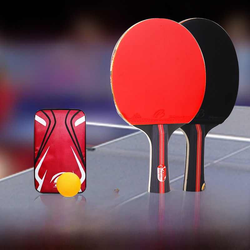 Student Practice Racket Fashionable Horizontal Racket Table Tennis Racket Beginner Training Wholesale Table Tennis Racket Set Boli Prince