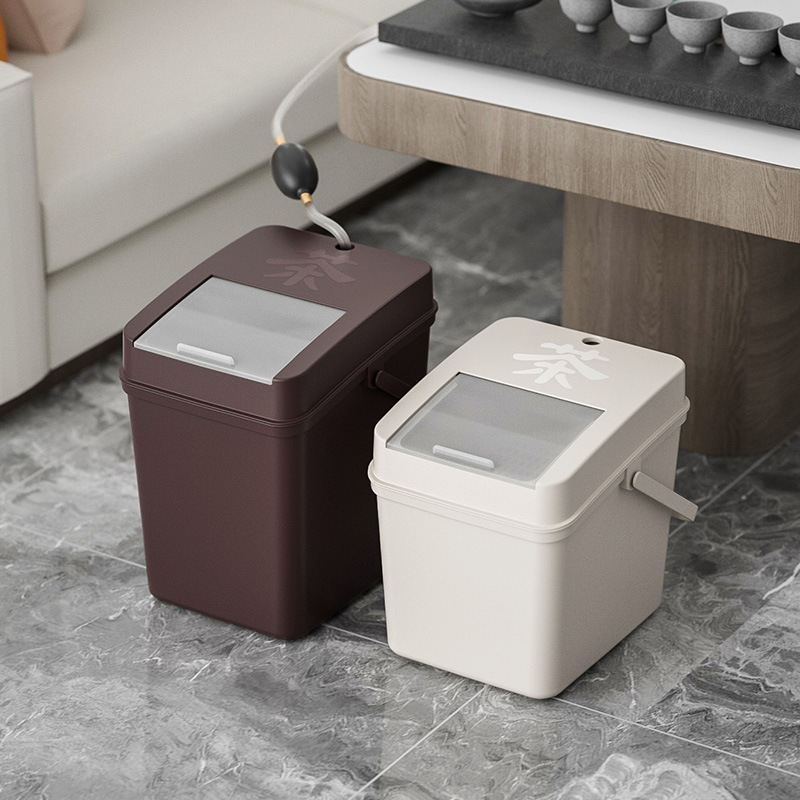 Фильтровальное ведро для чая, дренажное ведро с крышкой и ситом, мусорное ведро, ведро для отходов, аксессуары для чайного набора, ведро для чайных отходов