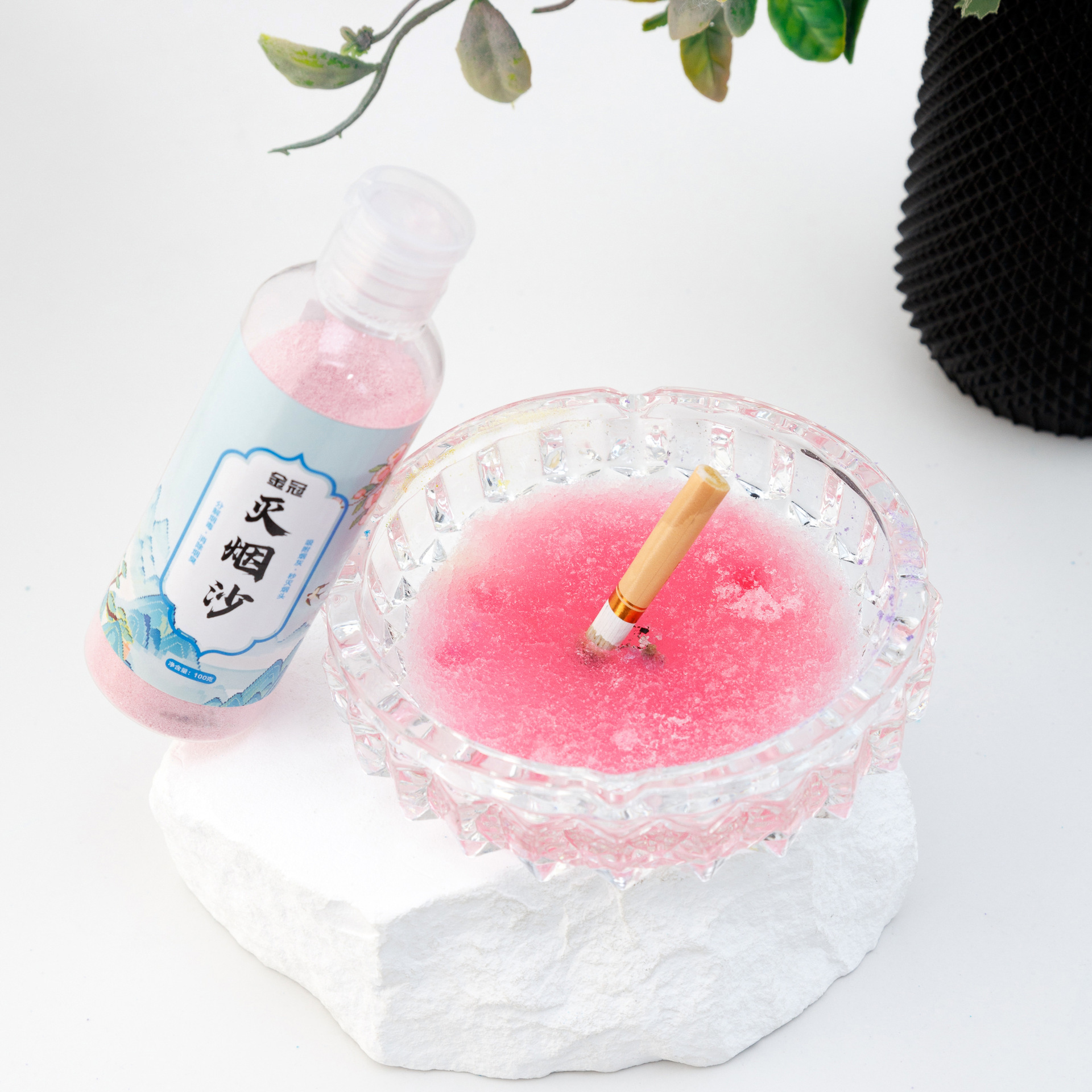 Ashtray Cleaner for Smoke Removal, Anti-Fly Ash, Smoke Odor Removal, Household Fresh Scent Disposable Smoke Extinguishing Balm