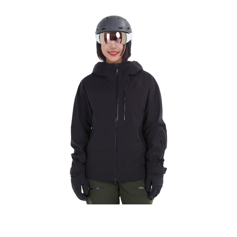 Модная персонализированная куртка с капюшоном для активного отдыха, ветрозащитная и водонепроницаемая, облегающая спортивная куртка для лыж