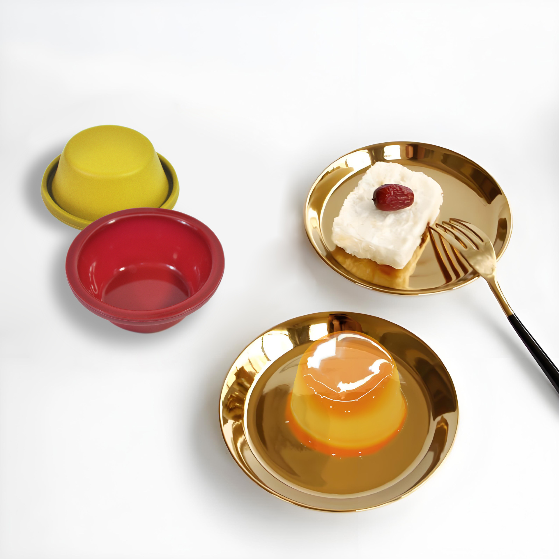 Round Silicone Mold, Suitable for Steaming, Baking, and Freezing Food, Handmade Soap Mold, Easy to Demold