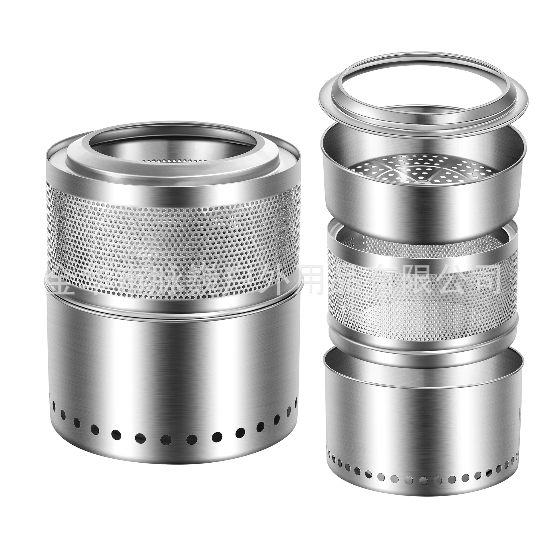 Портативная разборная уличная печь для кемпинга, средняя печь из нержавеющей стали, костровая печь, уличная печь Mw D228A