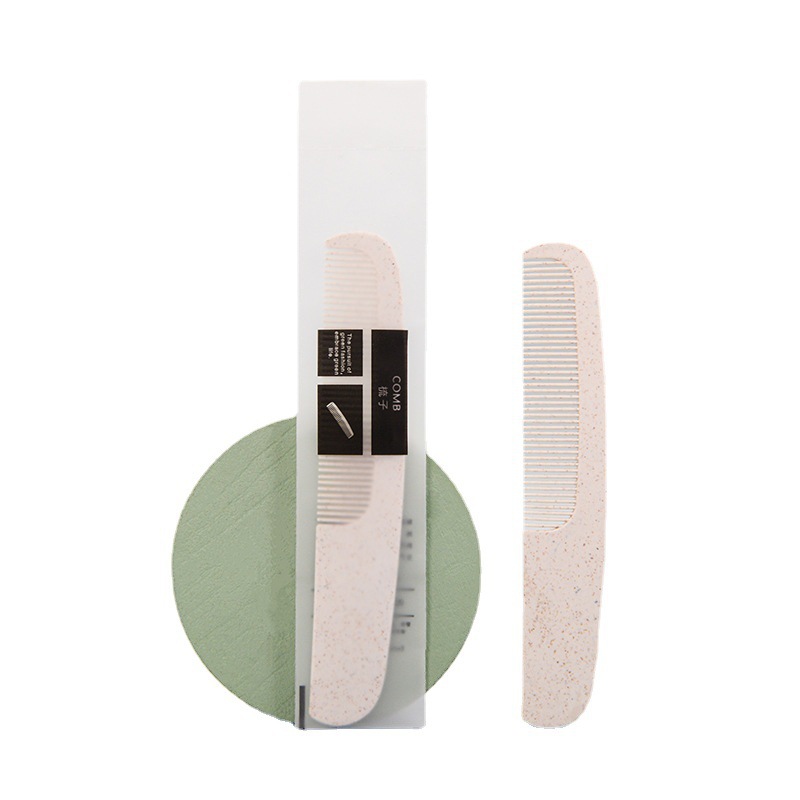 Hotel disposable straw comb hotel Hotel disposable banana comb comb soft film packaging wholesale