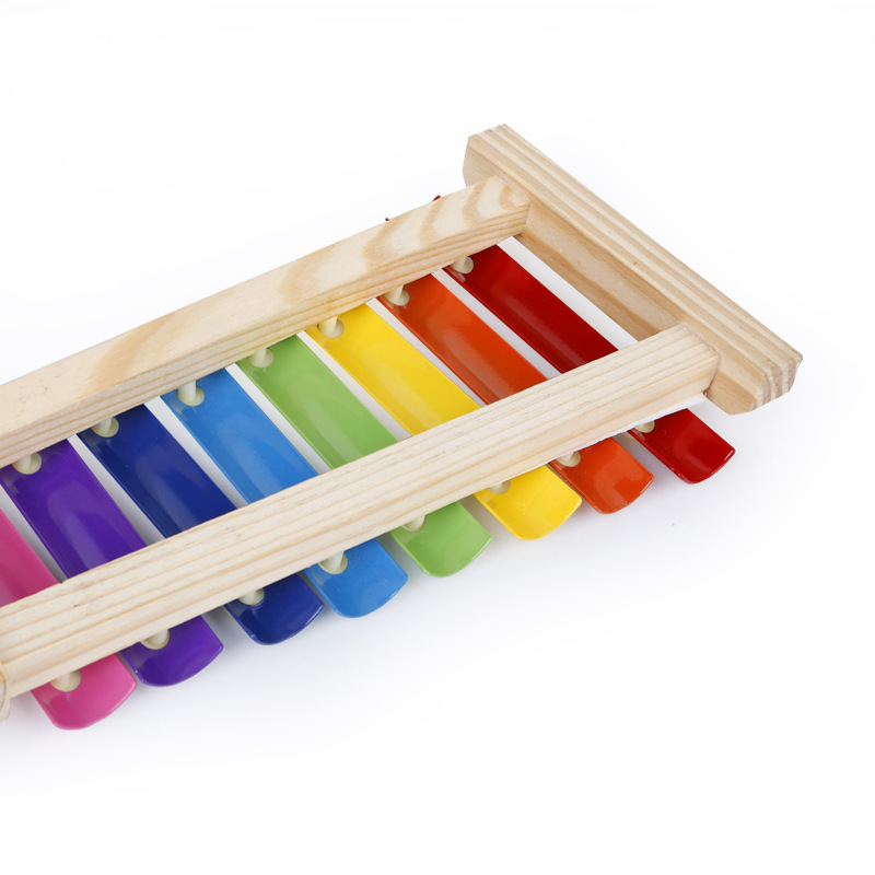 Infants and Young Children's Eight-tone Hand Knocked Musicite Small Xylophone 8 Months Musicware 1-2-3 Years Old Baby Educational Early Education Toy