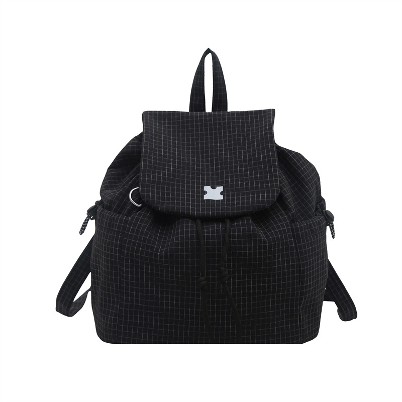 Drawstring Fashion Large-Capacity Backpack 2025 Summer New Versatile Ins Casual Bag This Year's Popular School Bag