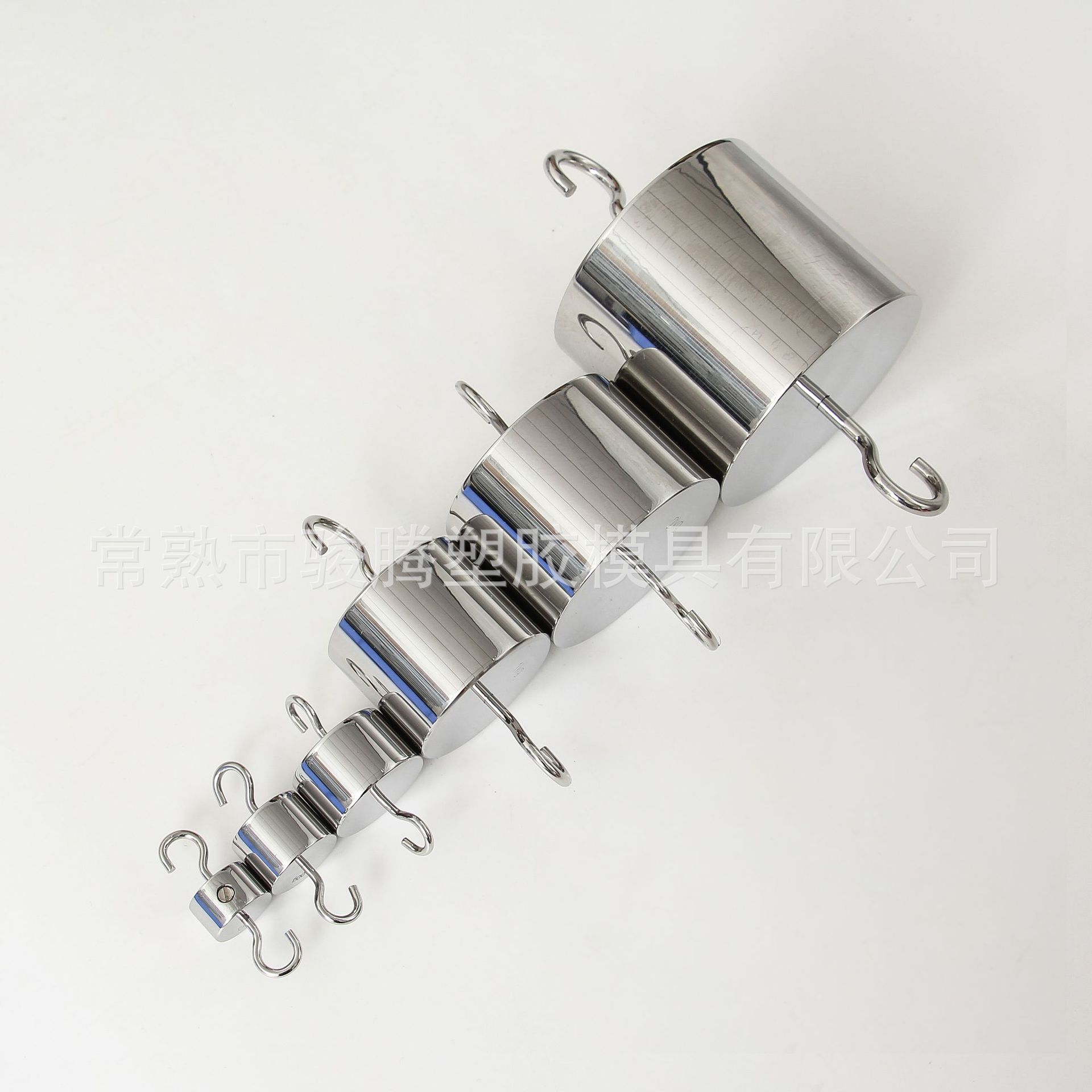 Factory supply stainless steel double hook weight stainless steel M1 grade 2kg double hook with hook weight hook method code tension