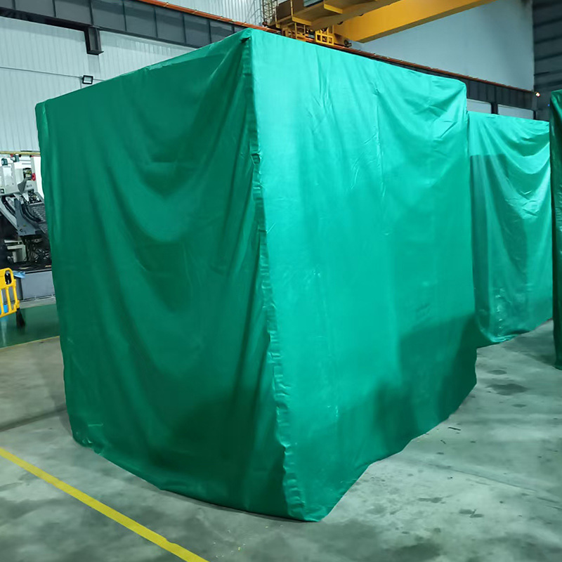 Export Wooden Box Rain Cover Waterproof Canvas Cover Mechanical Equipment Outdoor Sun Protection Pallet Cover Mechanical Equipment Dust Cover