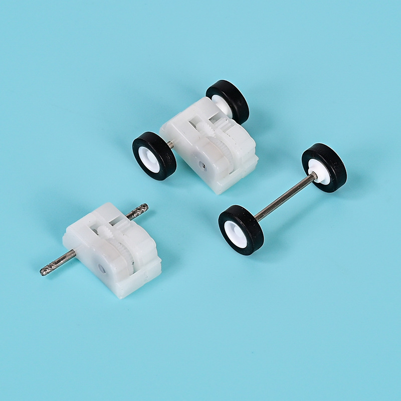 Toy plastic tooth box toy wheel gear pull back inertia spring tooth box walking chain inertia car movement