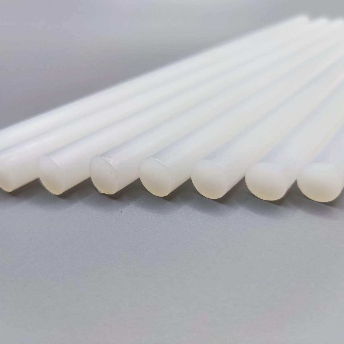 Diameter 5mm High Strength Wear-Resistant Nylon Rod Pa6 Plastic Round Rod White Solid Nylon Rod Pin Transmission Shaft