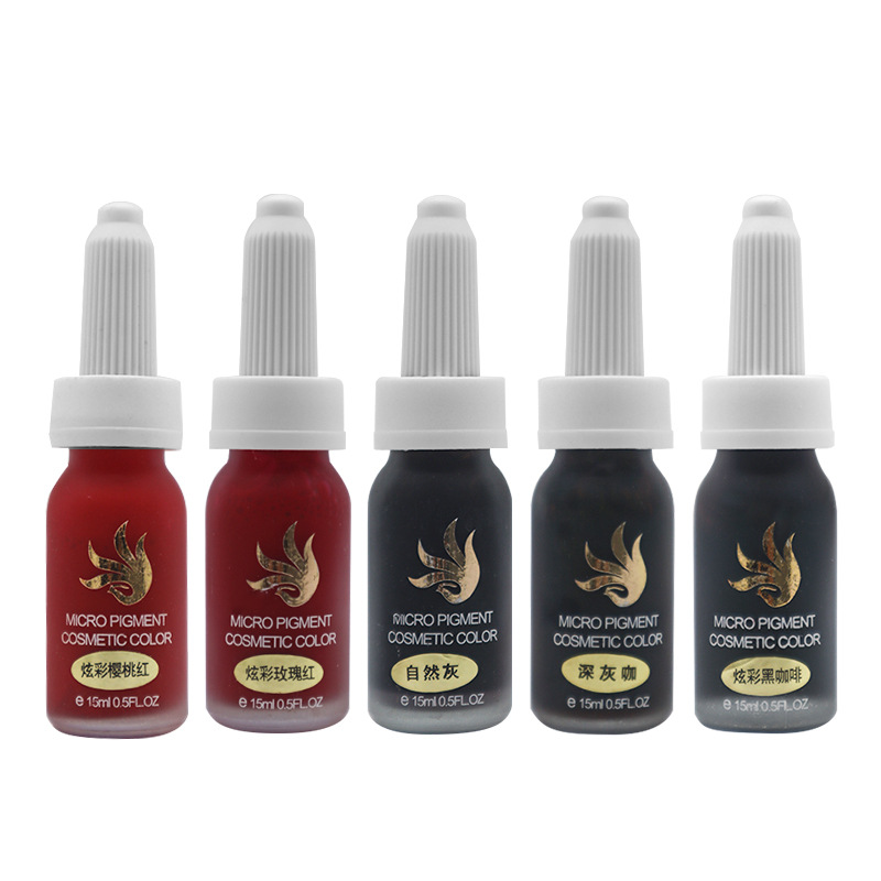 Eyebrow Tattoo Color Emulsion, Semi-Permanent Tattoo Color Material, Eyebrow Tattoo Line, Eyebrow Mist, Eyeliner, Lip Bleaching, Pure Plant Color Emulsion, Easy to Color