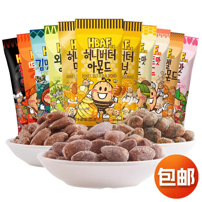 Импортные закуски из Южной Кореи Barbee Tom 35г в упаковке