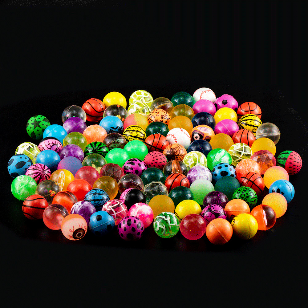 No.32 elastic ball wholesale rubber ball children's toys one yuan egg twisting machine twist egg stall supply manufacturers