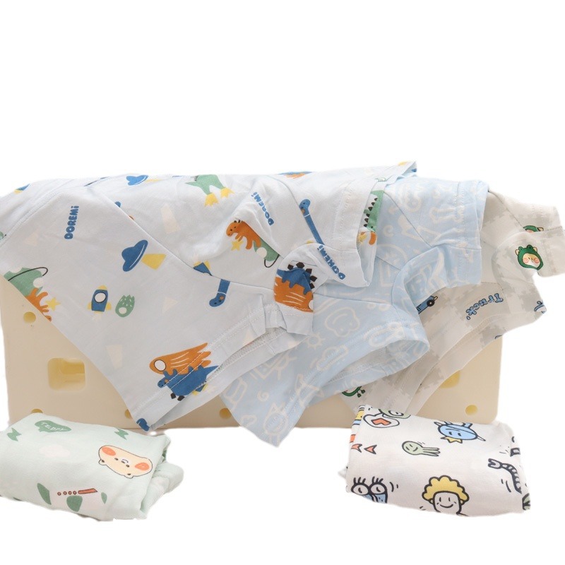 Modal cotton children's underwear men's big children's boxer student cartoon baby underwear 1-12 years old summer wholesale