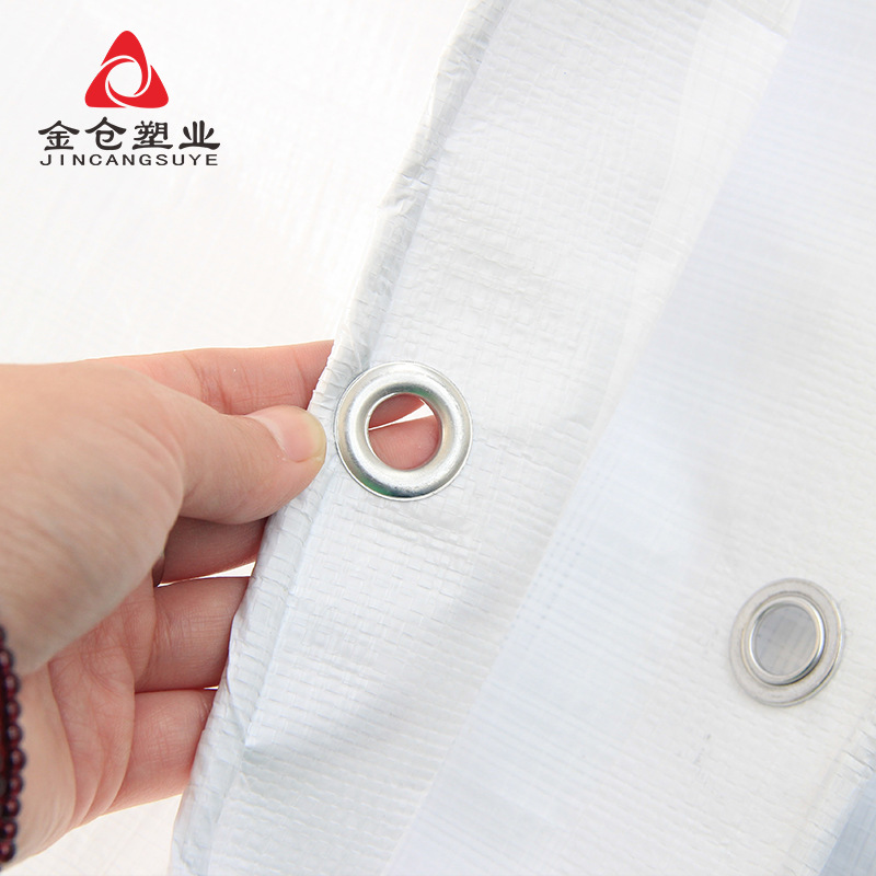 SOURCE Factory 180g double white thickened agricultural silk cloth PE plastic tarpaulin sun protection rain proof waterproof tarpaulin