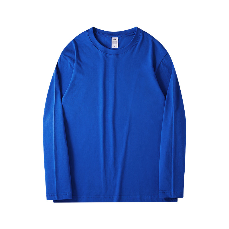 Yellowbird Knitted | Autumn New 230g Cotton Long Sleeve T-shirt Crewneck Clothes White Backing Shirt Men Wholesale