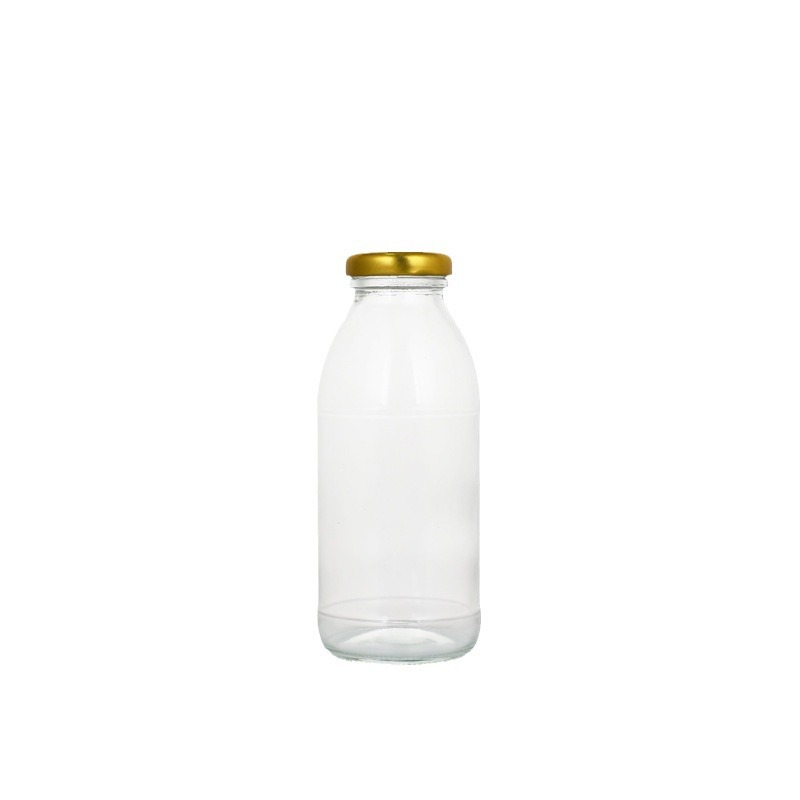 Wholesale In-Stock Milk Glass Bottles, Strawberry Milkshake Yogurt Glass Bottles, Juice Milk Tea Bottles, Beverage Bottles, Trending and Popular Models