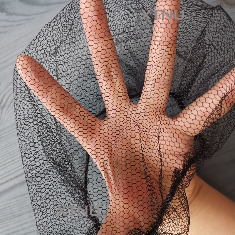 Disposable Breathable Anti-falling Nylon Mesh Cap Hair Net Round Cap Headgear Hair Cover Disposable Mesh Cap Visitor Mesh Cover