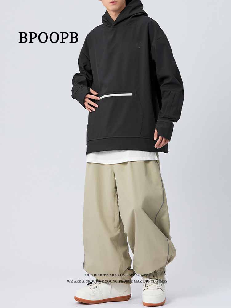 Southern Small Potato Ski Pants Women's Snowboard Waterproof Ski Outer Wear Pants Loose Double-board Outdoor Men's Casual Pants