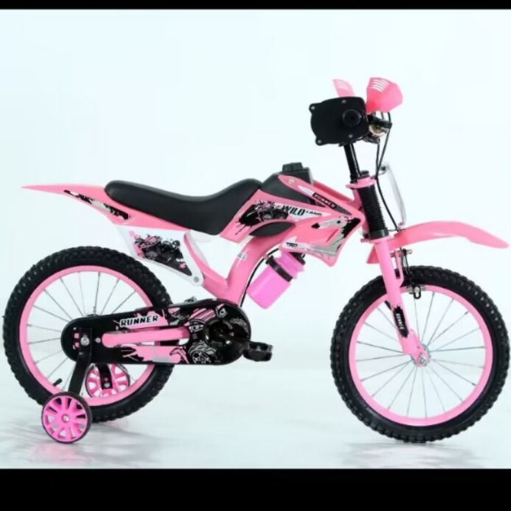 Foreign Trade Small Motorcycle Model Motorcycle Kidsren's Bicycle 12 · 16inch Kidsren's Bicycle Cool Stroller Safe and Comfortable