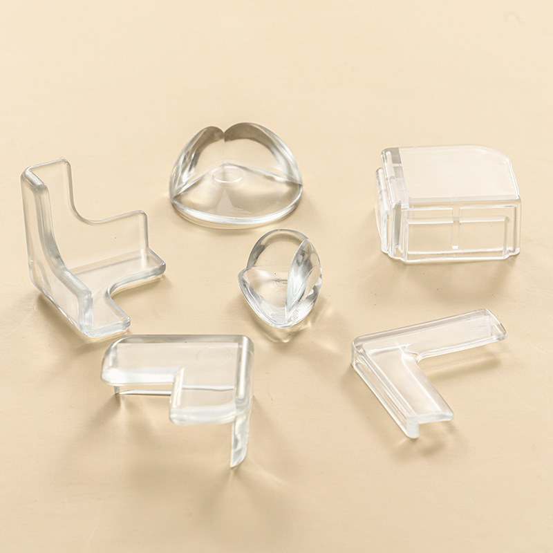 Children's anti-collision corner soft transparent anti-collision table corner protective cover baby corner protection baby glass coffee table silicone corner protection