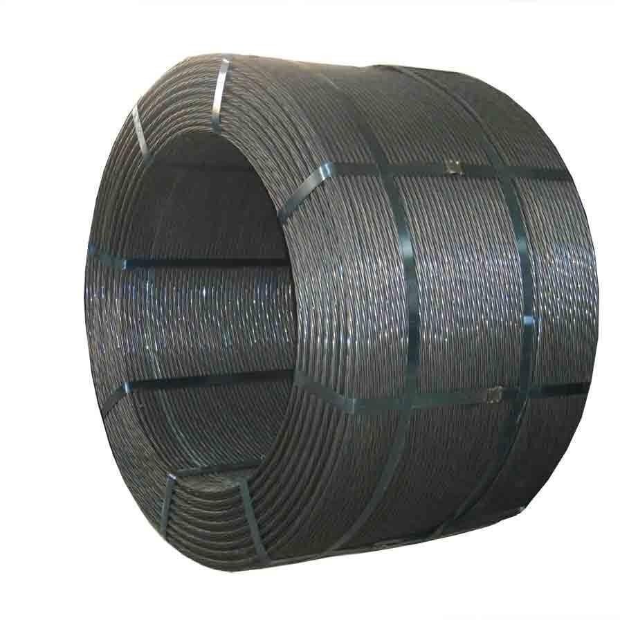 Pre-String Steel Stranded Wire 15.2 17.8 21.6mm 1860Mpa Bridge Tunnel with Non-Adhesive Anchor Anchor
