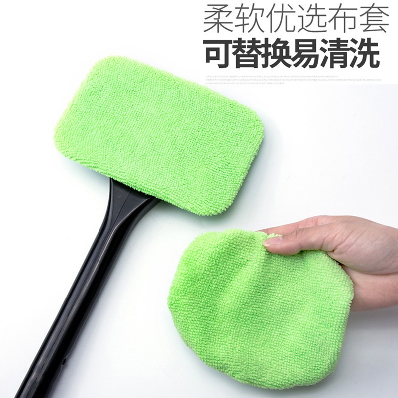 Car Windshield Defogger Cleaning Brush Front Window Wiper Tool Cleaning Brush Window Cleaner Cross-Border Hot Sale