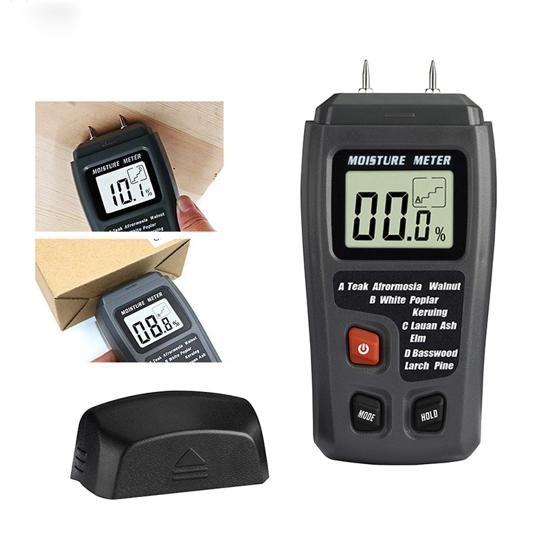Dry Hygrometer Wood Moisture Meter Moisture Detector Moisture Detector Moisture Content Measurement Carton Humidity Measuring Instrument