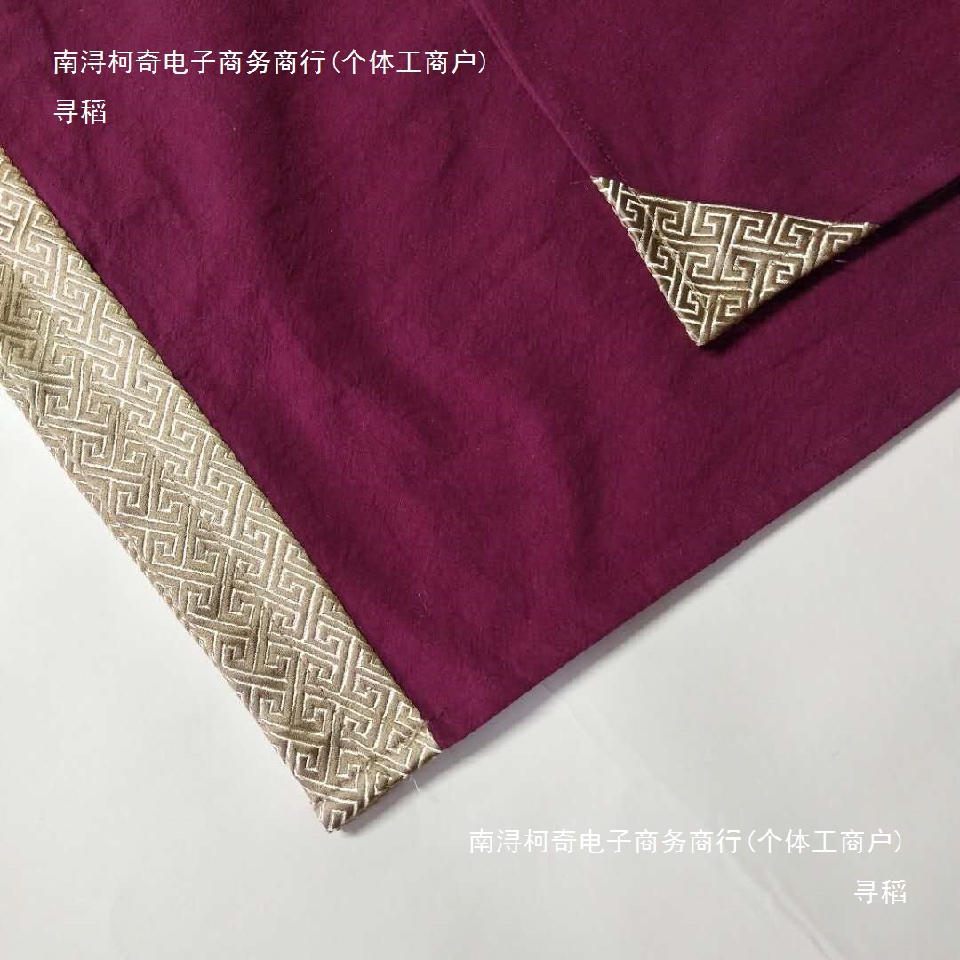 Manza Bu Xiu Manza Supplies Manza Bu Single Layer Enlarged 120*110 Thickeneded Encrypted Wear-Resistant Fabric with Storage Bag