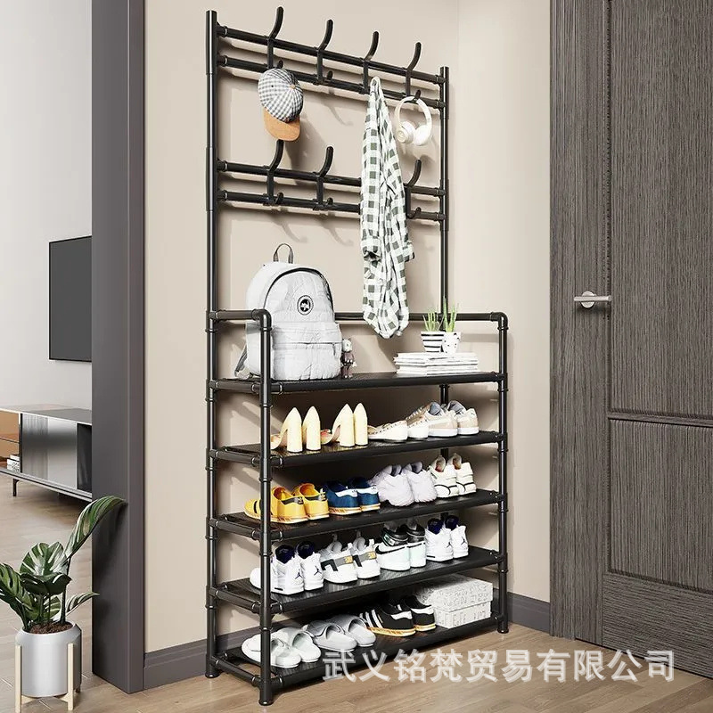 Многоуровневая вешалка для обуви простая для хранения в общежитии