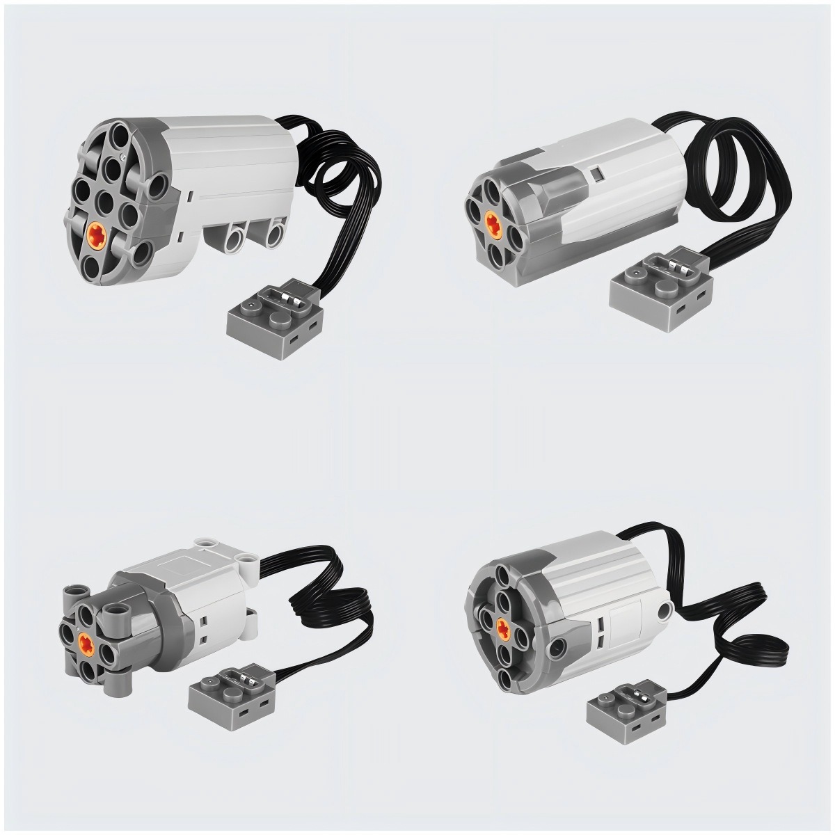 Compatible with Lego Building Blocks, Motors, Electronic Remote Control, DIY Technology Toy Cars, Educational Children's Toys, Assembly Accessories