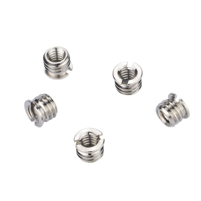 SLR camera photography tripod monopod pan/tilt accessories 1/4 mutual rotation 3/8 conversion adapter screw nut cap