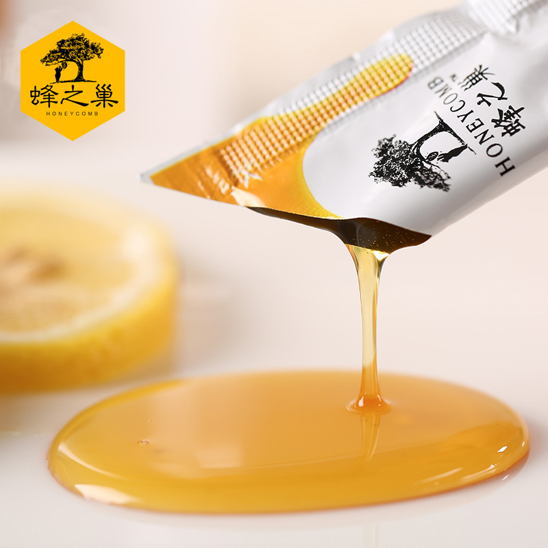 Honeycomb honey strip independent small bag portable bulk wholesale small strip bag Hundred Flowers with hand small gift honey