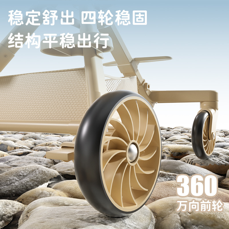 Children's Baby Stroller Baby Walking Artifact Foldable Sitting Lying Baby Pocket Car Lightweight Simple Trolley