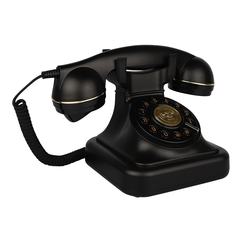 Retro Telephone European and American Telephone Antique Telephone Cross-border E-commerce Foreign Trade Household Fixed Cable Landline