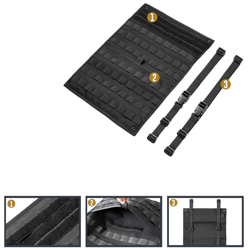 Cross-Border Amazon Wholesale Large-Capacity Car Chair Adjustment Tool Hanging Bag Custom Oxford Car Storage Bag