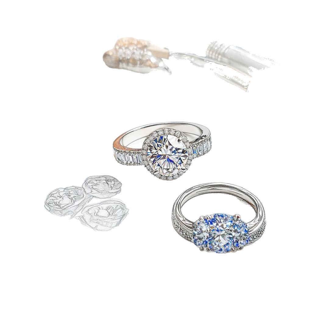 Necklace Customization, Jewelry Customization, 18K Gold Wedding Ring Jewelry Customization, Processing and Design, Jewelry Processing