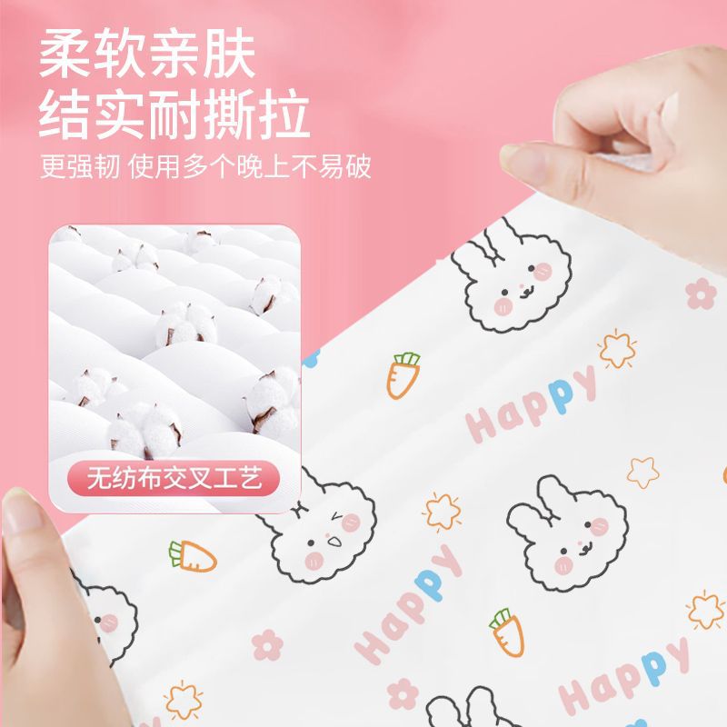 Disposable Four-Piece Bed Sheet Set with Printed Duvet Cover and Pillowcases for Hotel Business Trips, Unisex Double Bed Bedding, Home Textiles, Travel