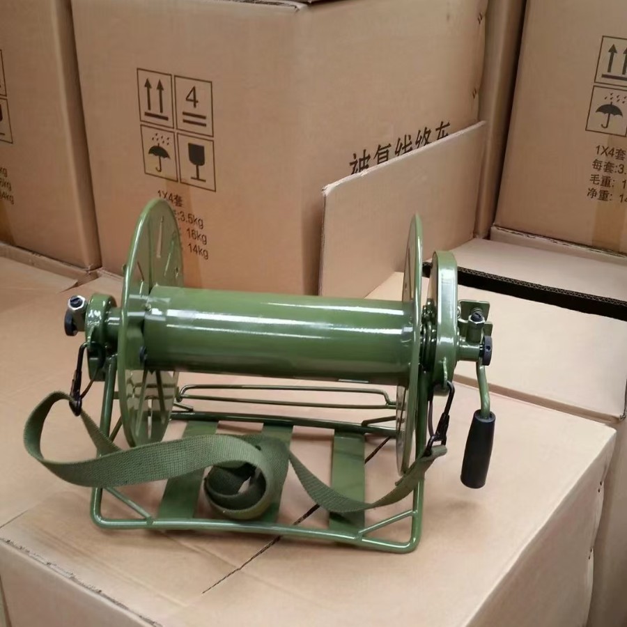 New Dual-Axis Cable Reel with Carrying Strap, Retractable Cable Reel, Cable Organizer, Cable Winder