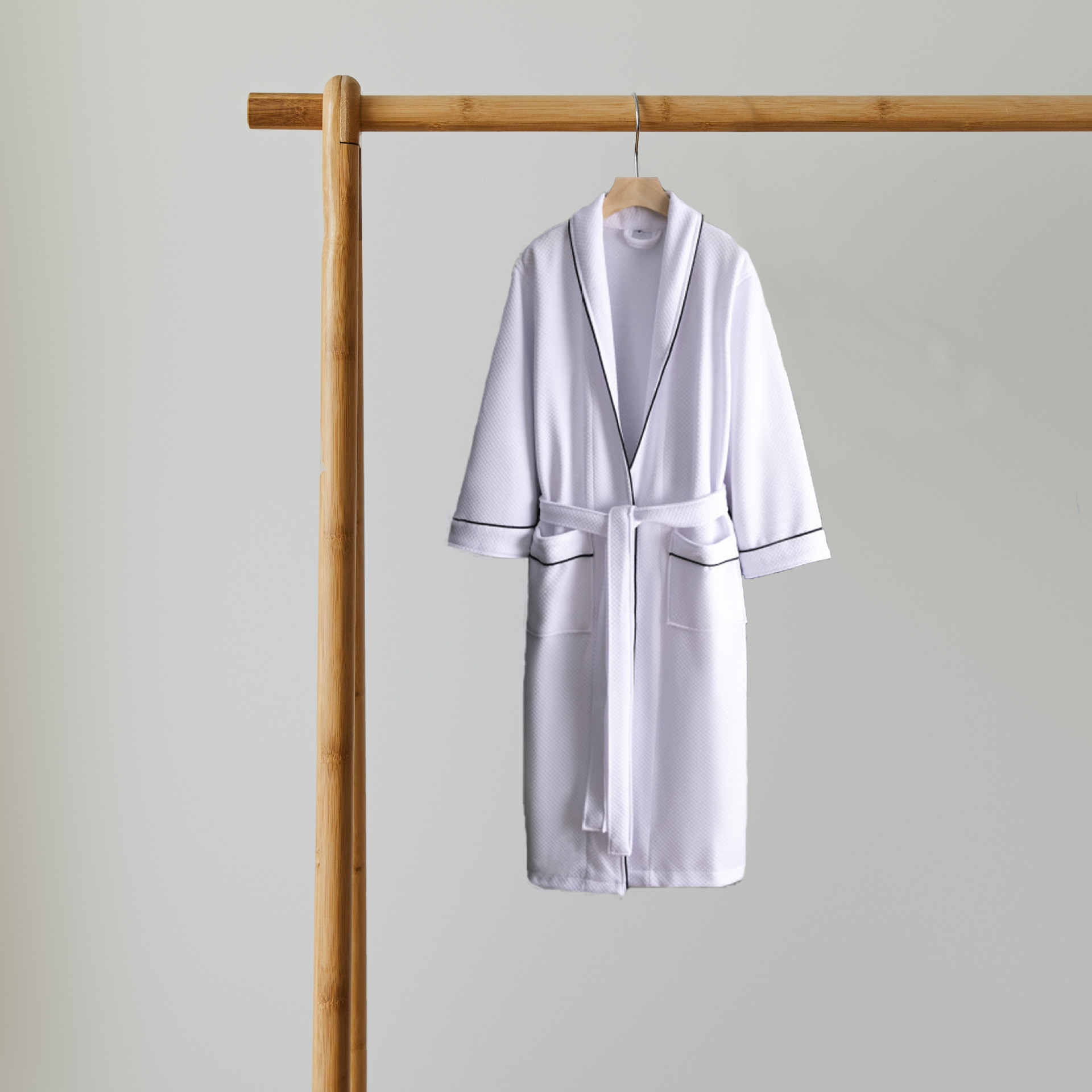 Ato Hotel Same Bathrobe Men's and Women's Adult Nightgown Absorbent Quick-drying Couple's Nightgown Household Bath Towel Bathrobe