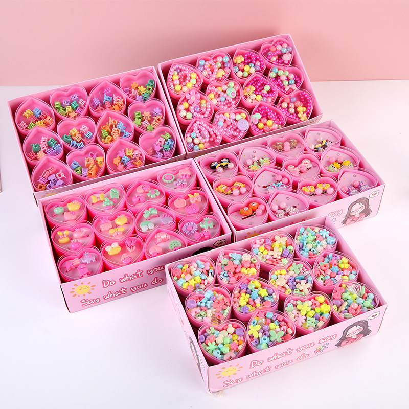 Картонные серьги для детей с сердечком персика, пластиковые украшения оптом