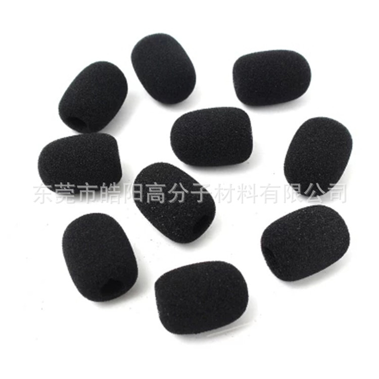 in stock headset sponge set mi cotton sponge set head wear microphone mi cotton collar clip bee sponge set